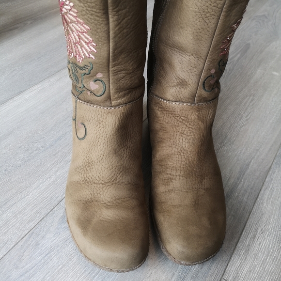 Timberland Special Limited Edition Shertang Shearling Brown Suede Leather Boots - Picture 9 of 16